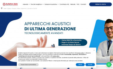audiphonapparecchiacustici.it screenshot