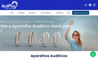 audiplusaparelhosauditivos.com.br screenshot