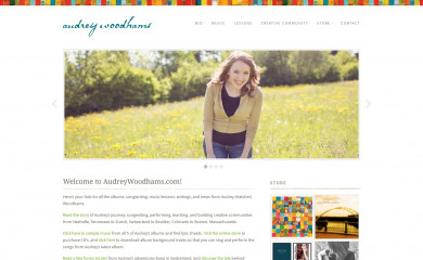 audreywoodhams.com screenshot