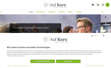 auf-kurs.de screenshot