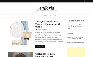 aufloria.com screenshot