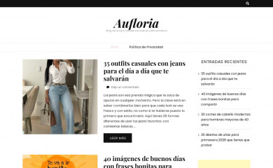 aufloria.com screenshot