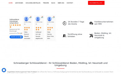 aufsperrdienst-schneeberger.at screenshot