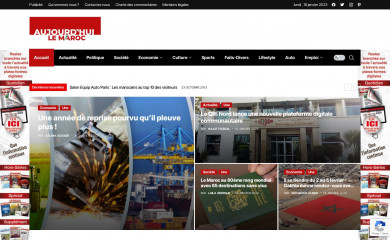 http://aujourdhui.ma screenshot