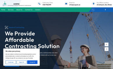 auspak.ae screenshot