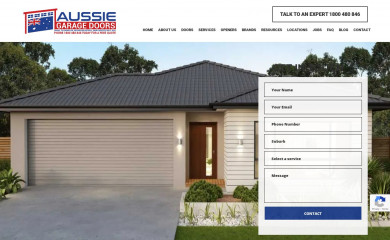 aussiegaragedoors.com.au screenshot