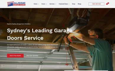 aussiegaragedoors.com.au screenshot