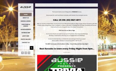 aussiehotel.net.au screenshot