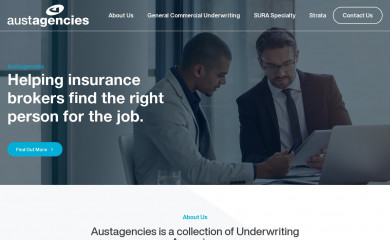 austagencies.com.au screenshot