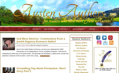 http://austenauthors.net screenshot