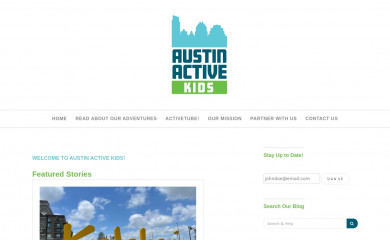 austinactivekids.com screenshot