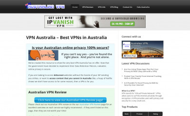 australianvpn.com.au screenshot