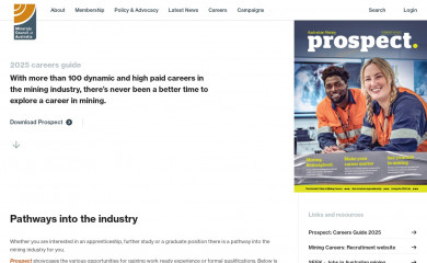 australianminingcareers.com.au screenshot
