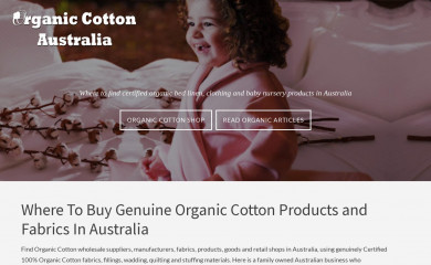 australianorganiccotton.com screenshot
