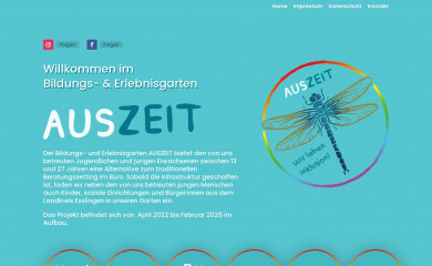 auszeitgarten.de screenshot
