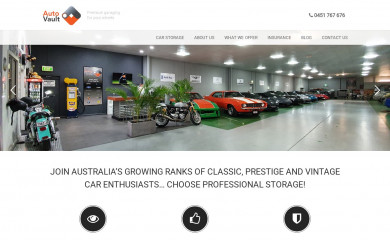 autovaultstorage.com.au screenshot