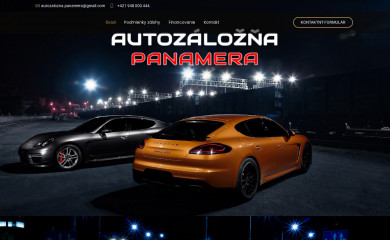 autozalozna-panamera.sk screenshot