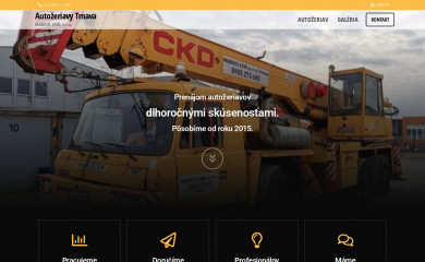 autozeriavtrnava.sk screenshot