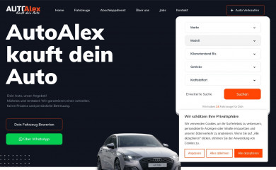 autoalexankauf.de screenshot