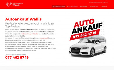 autoankaufwallis.ch screenshot