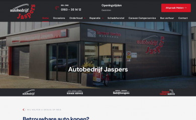 autobedrijfjaspers.nl screenshot