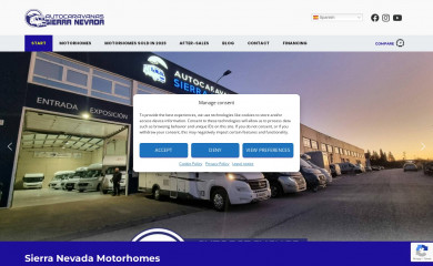 autocaravanassierranevada.com screenshot