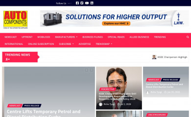 autocomponentsindia.com screenshot