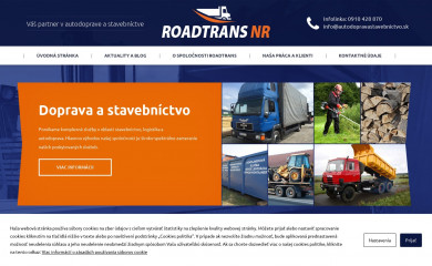 autodopravastavebnictvo.sk screenshot