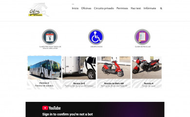 autoescuelacebra.es screenshot