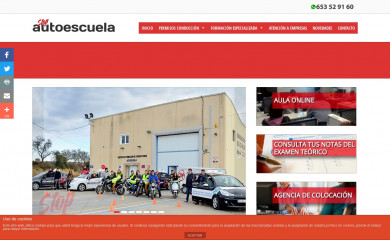 autoescuelas-stop.es screenshot