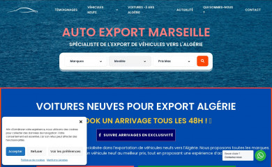 autoexportmarseille.com screenshot