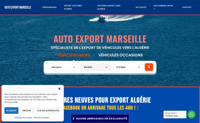 autoexportmarseille.com screenshot