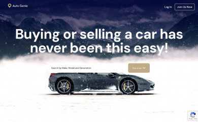 autogenie.co.uk screenshot