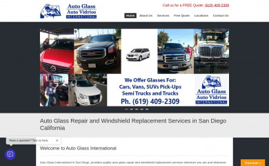 autoglassinternational.net screenshot