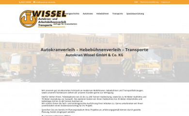 autokran-wissel.de screenshot