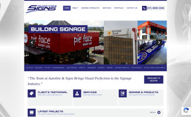 autolinesigns.com.au screenshot