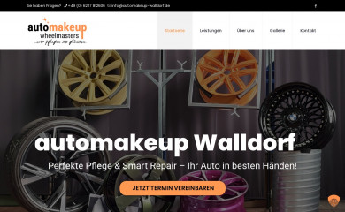 automakeup-walldorf.de screenshot