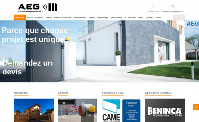 automatisme-aeg.com screenshot