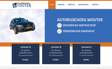 autorijschoolwouter.nl screenshot