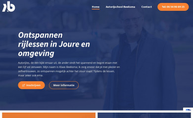 autorijschoolbeeksma.nl screenshot