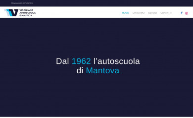 autoscuolavirgiliana.it screenshot