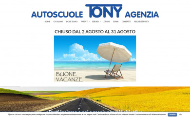 autoscuoletony.it screenshot