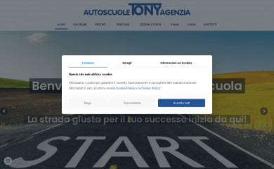 autoscuoletony.it screenshot