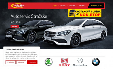 autoservisstrazske.sk screenshot