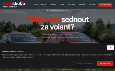 autoskola-vantuch.cz screenshot