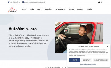 autoskolajaro.sk screenshot