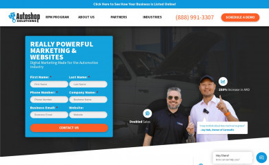 http://www.autoshopsolutions.com/ screenshot