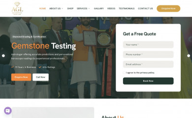 authenticgemlab.in screenshot