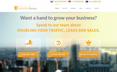 authorityfactory.net screenshot