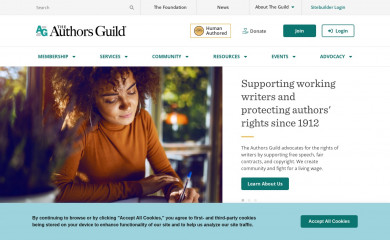 authorsguild.org screenshot